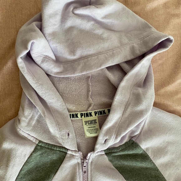 VS PINK Full Zipped Hooded Top - Picture 2 of 5